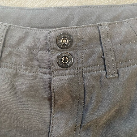 Prana Alana Shorts in a dark iron or grey color - Picture 3 of 10